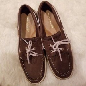 ⬇⬇ Tommy Hilfiger Sassi Boat Shoe Brown Women 7